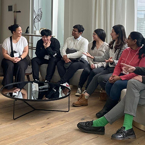 Tourism students at a field school.