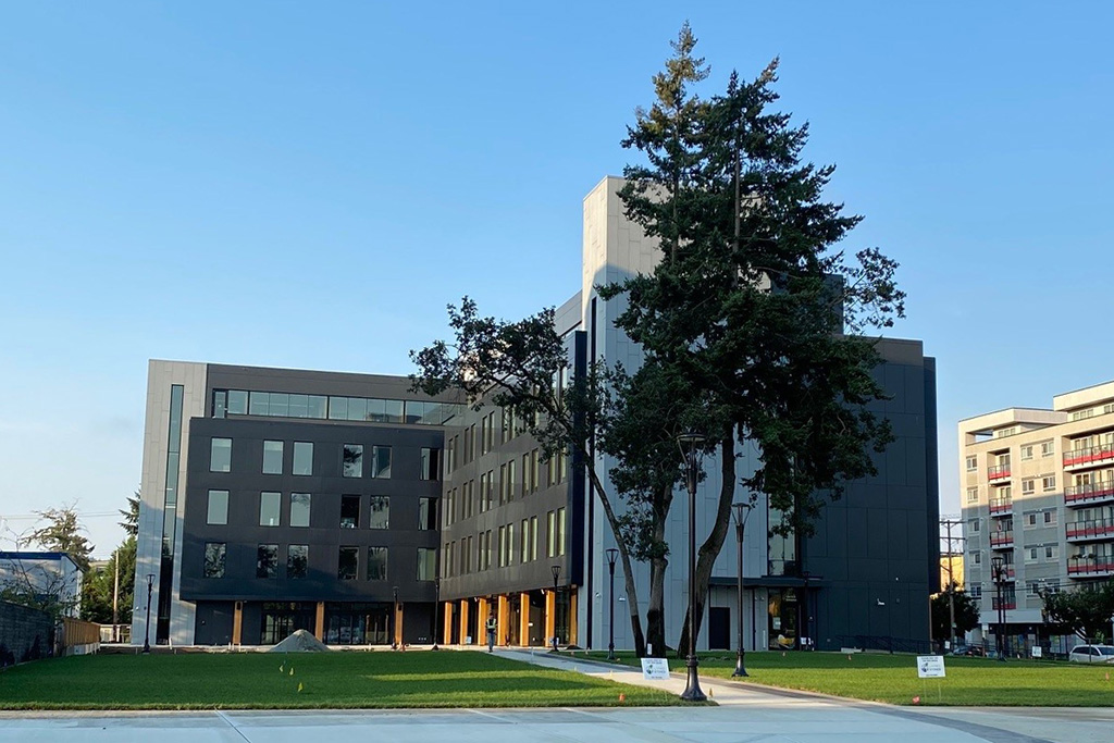 RRU John Horgan Langford Campus, linking to the campuses' parking page