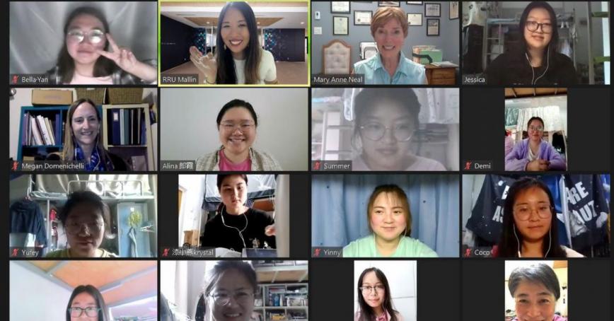 RRU assoc. faculty teaching via Zoom