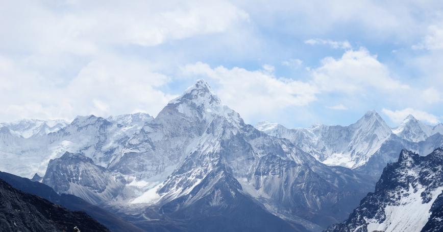 snowy mountain peaks