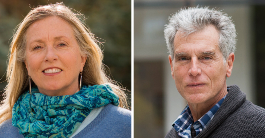 Head shots Robin Cox (left) and Thomas Homer-Dixon (right)