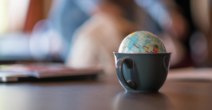 Globe in a cup