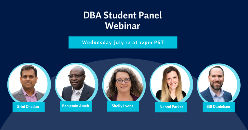 DBA Student Panel Webinar