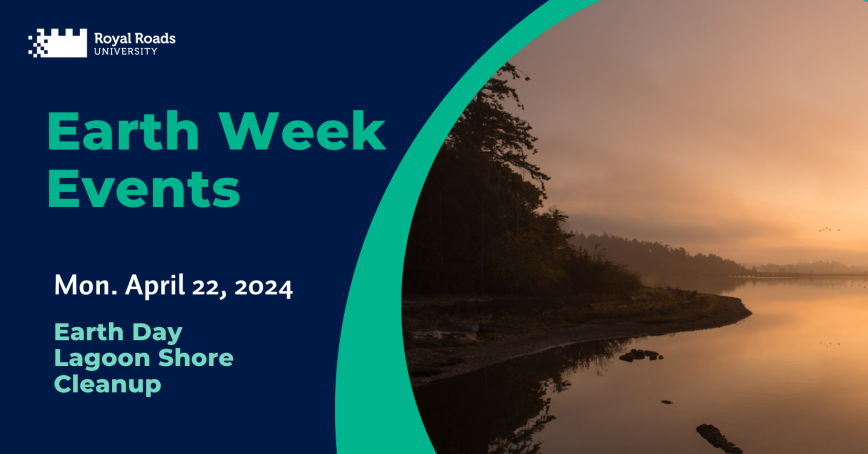 Earth Week Lagoon cleanup banner