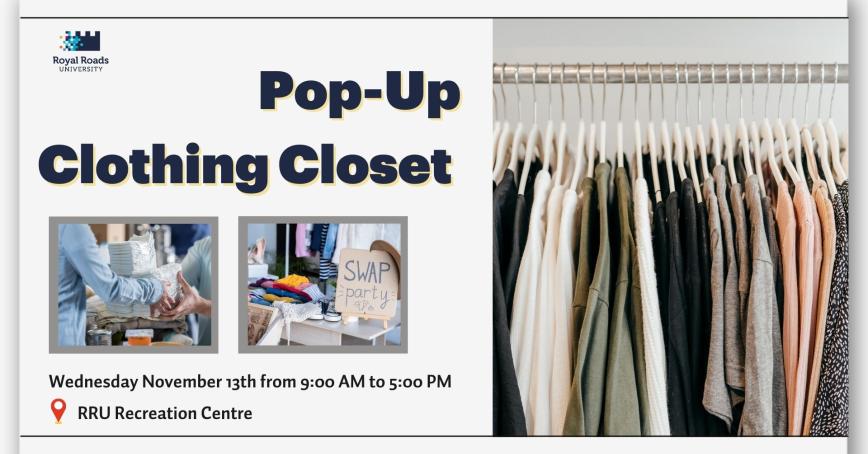 Pop-Up Clothing Closet