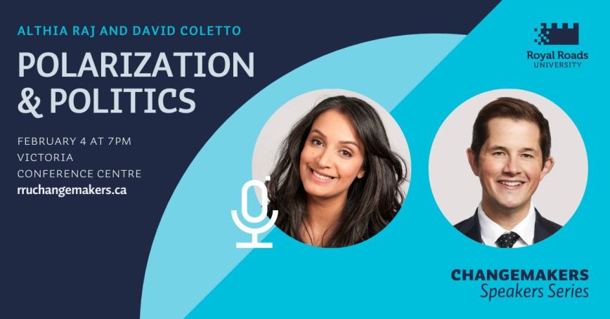 Althia Raj and David Coletto portrait photos