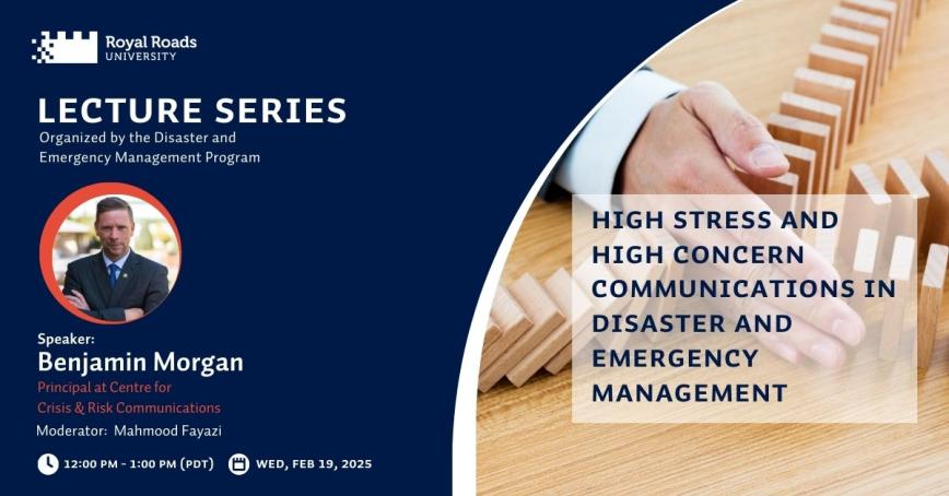 Master of Arts in Disaster and Emergency Management Webinar