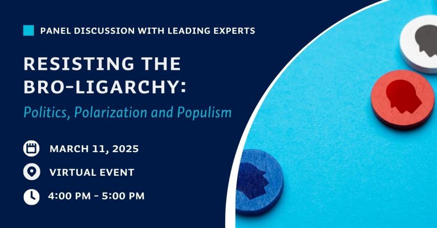 Resisting the bro-ligarchy: Politics, polarization and populism