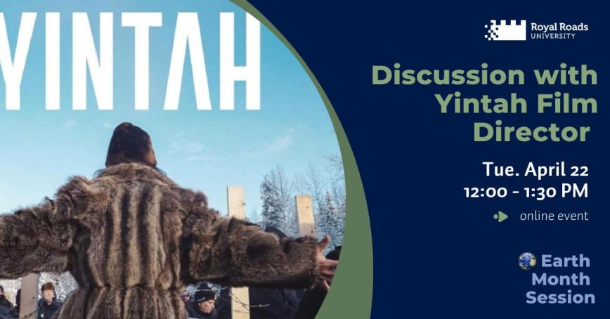 Earth Month session graphic with Yintah film poster and event details
