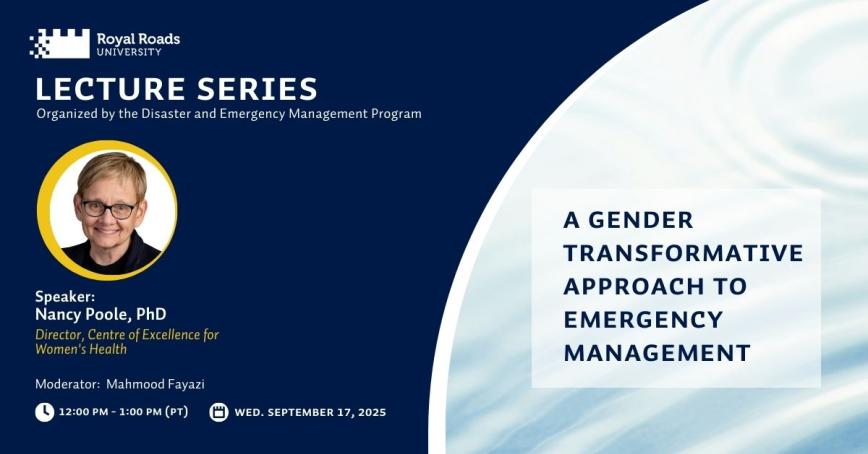 Dr. Nancy Poole and event details.