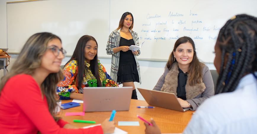 Students in classroom at RRU