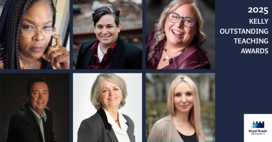 Photos of each of the 2025 Kelly Outstanding Teaching Award winners.