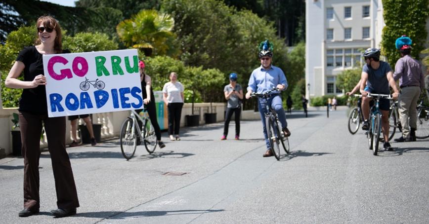 RRU Go by bike week participants