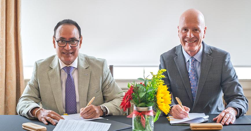 Srilankan Institute signing