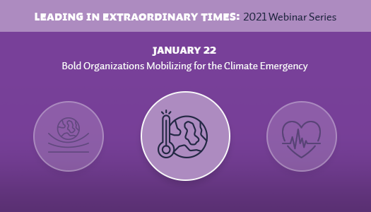 Three circles, first one with the earth and 3 lines under it, second with the world and a thermometer, third with a heart and heart beat on it. 