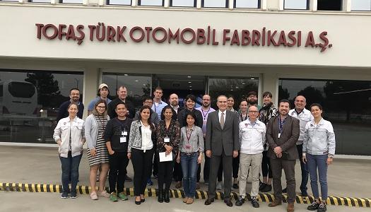 MGM students and faculty posing in front of building in Istanbul,Turkey.