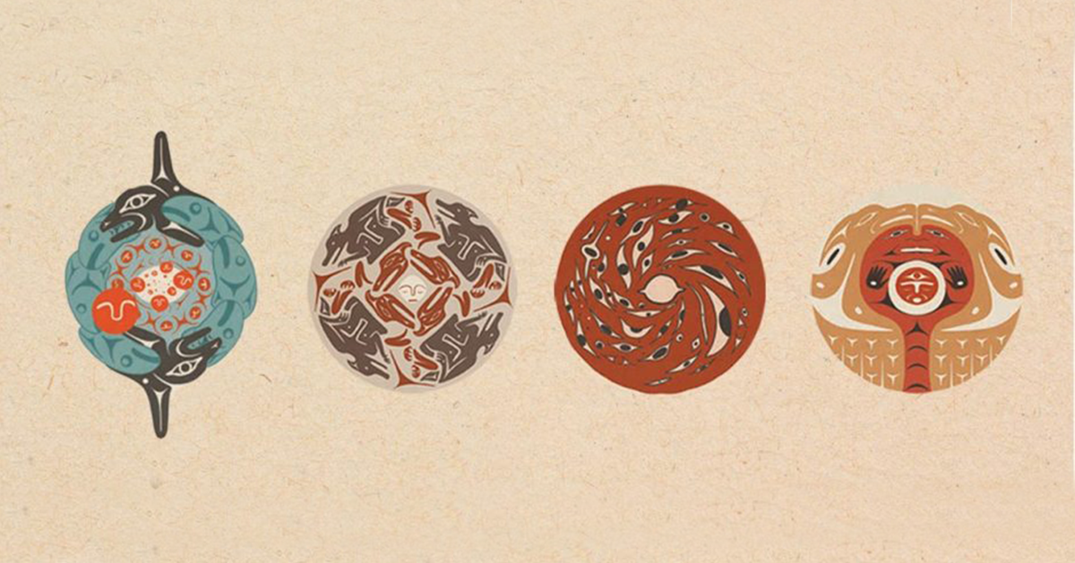 Indigenous artwork by Eliot White-Hill, Kwulasultun