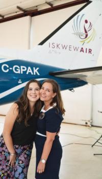 Teara Fraser and Kiana Alexander