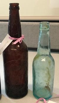 Two-old-beer-bottles