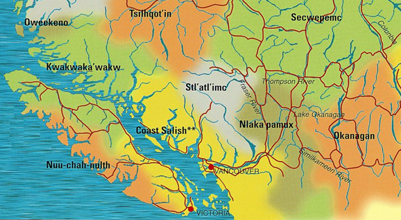 First Nations Territory Map Locating The Campus On Traditional Lands | Royal Roads University