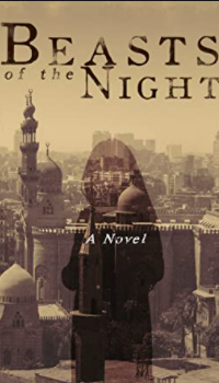 Book cover for the novel 'Beasts of the Night'