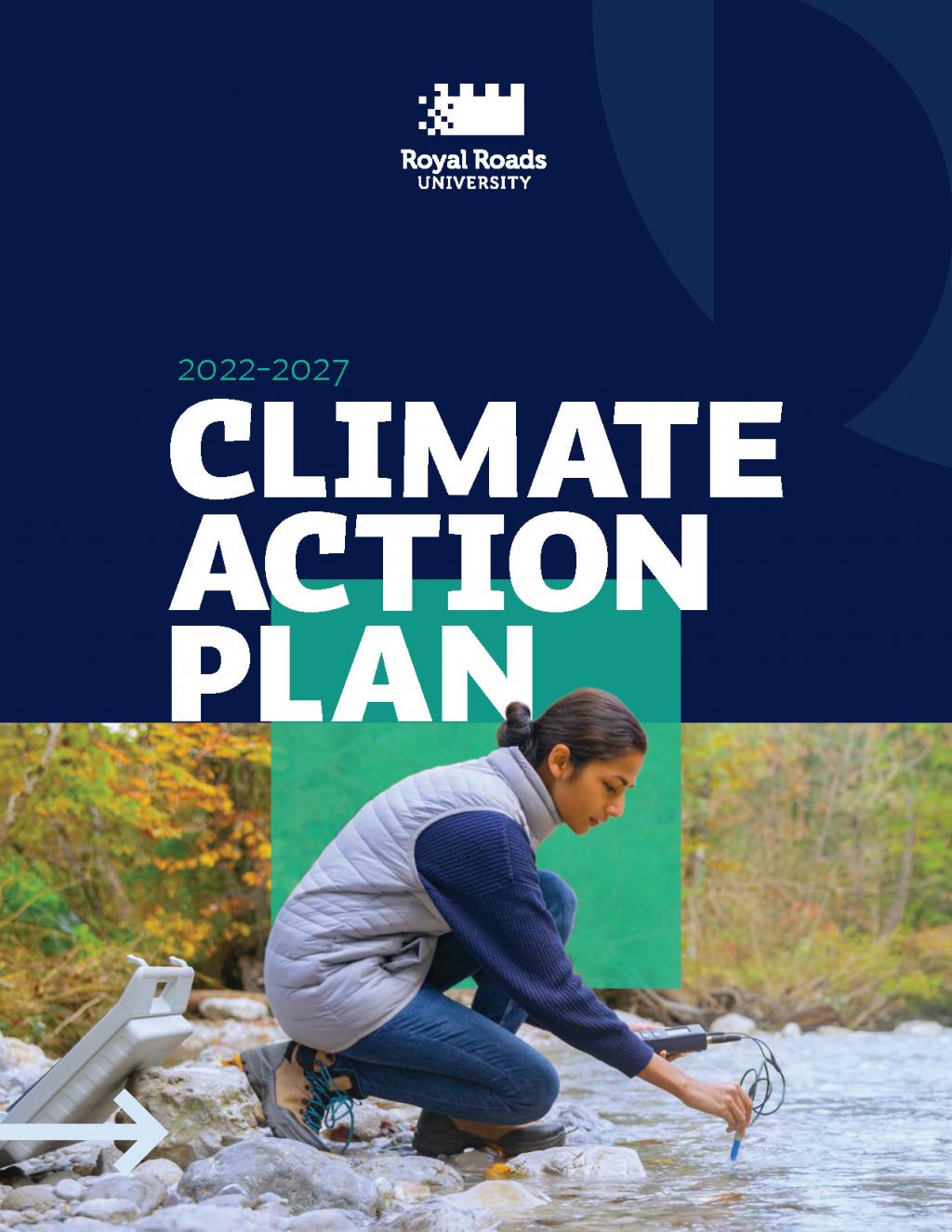 The front cover of the Climate Action Plan.
