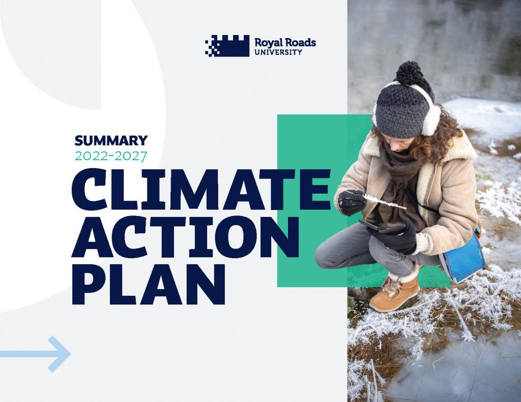 The cover of the Climate Action Plan 2022-2027 summary document.