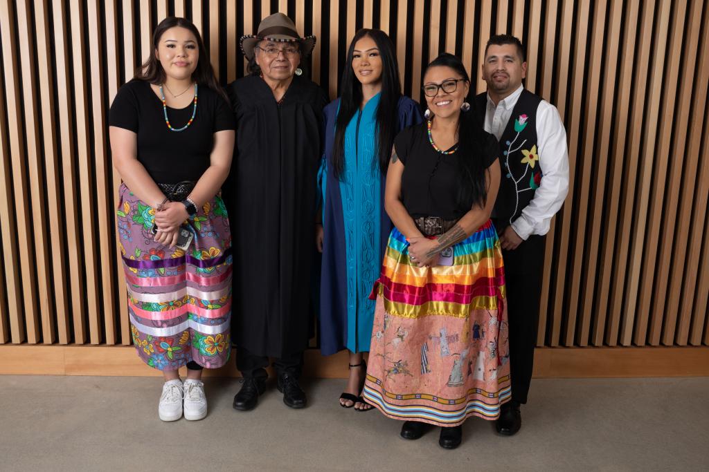 Dr. Autumn Peltier with her family.