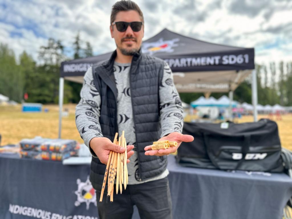 John Harris, School District 61 District Elders & Indigenous Knowledge Facilitator.