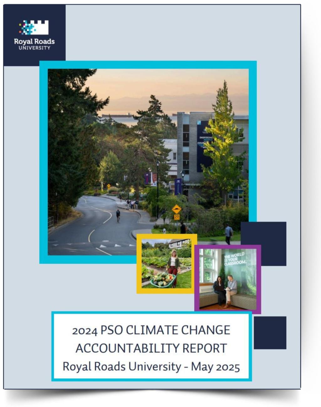 Cover of RRU's 2024 Climate Change Accountability Report