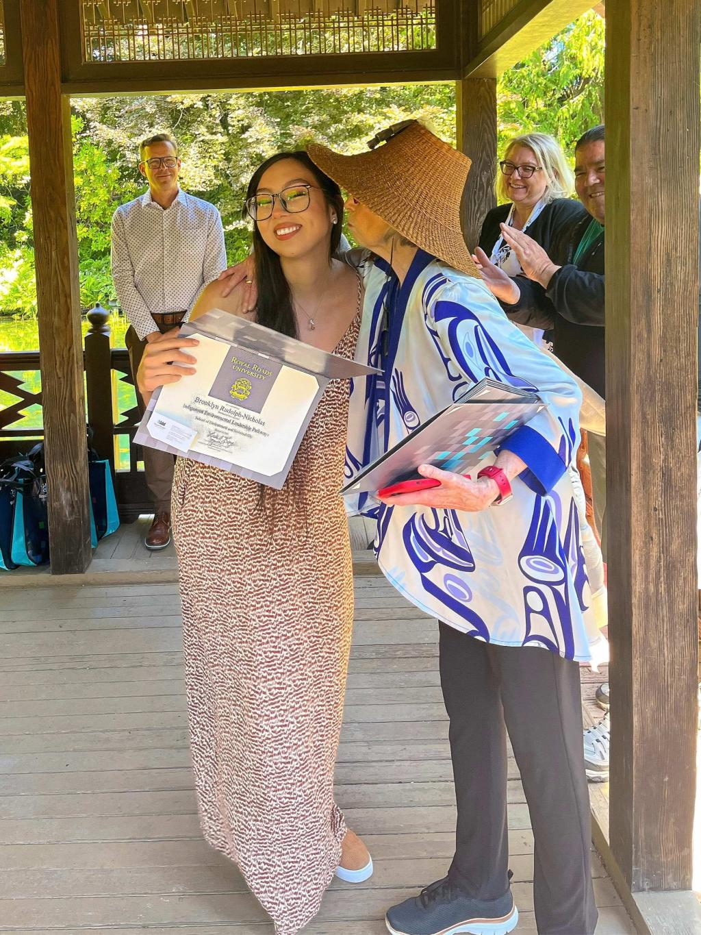 Brooklyn Rudolph upon completion of her program at RRU