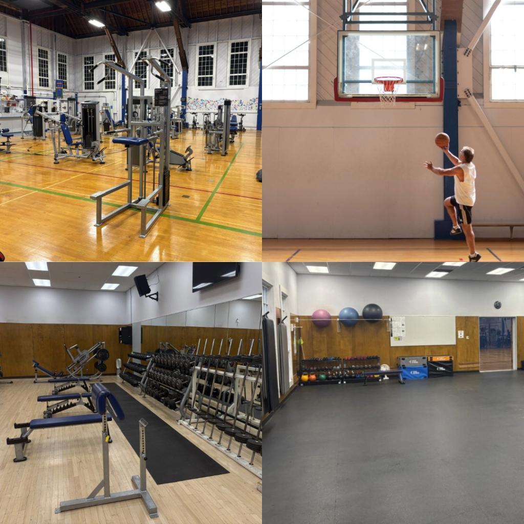 Recreation Centre Courts, Weight room, and studio