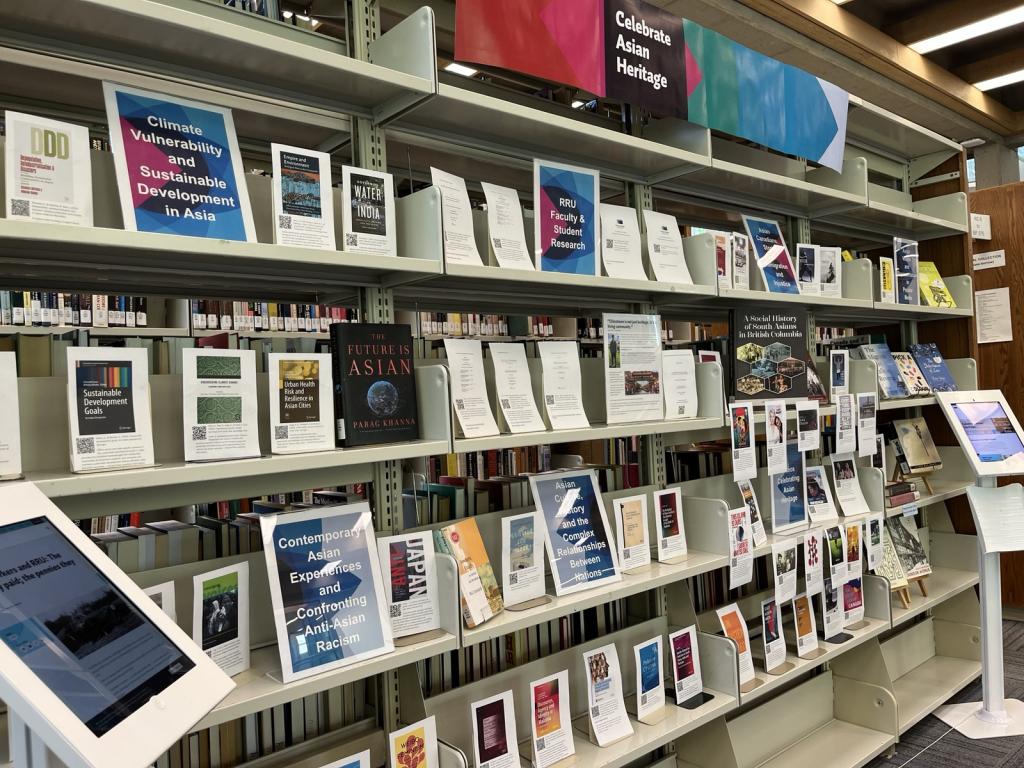 Asian Heritage Month library display