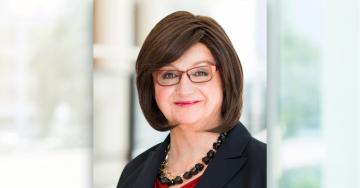 Photo of Christina Comeau, MA in Leadership graduand