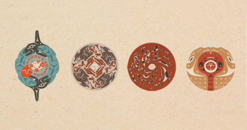 Indigenous artwork by Eliot White-Hill, Kwulasultun