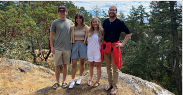 BSc in Environmental Science Students - Jake E, Hayley H, Shannon T and Caleb G