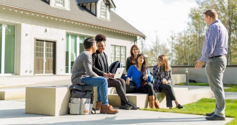 Royal Roads ISC students and tutor using the outdoor classroom.jpg