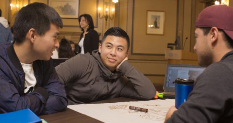 Students at Edcamp Victoria 2019: Education, Technology & Curiosity