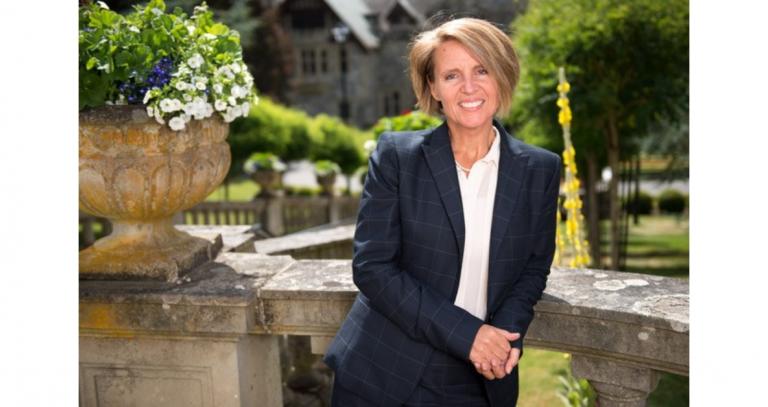 kathy-bishop-sitting-outside-at-Royal-Roads-University