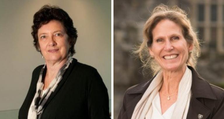 Side-by-side of Prof. Wendy Rowe and Prof. Jennifer Walinga