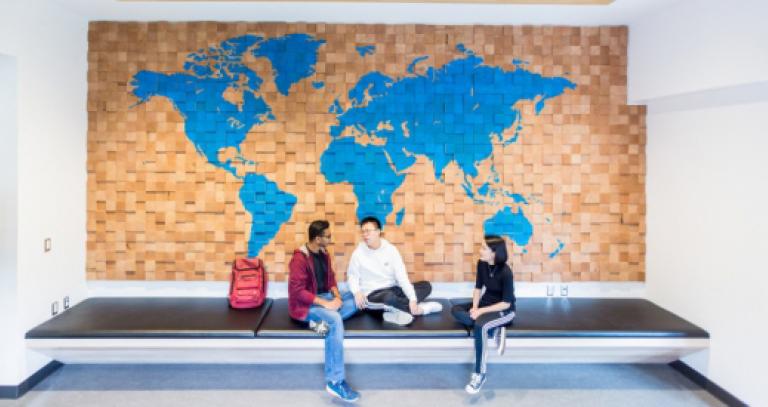 Royal Roads University - Students sitting on campus