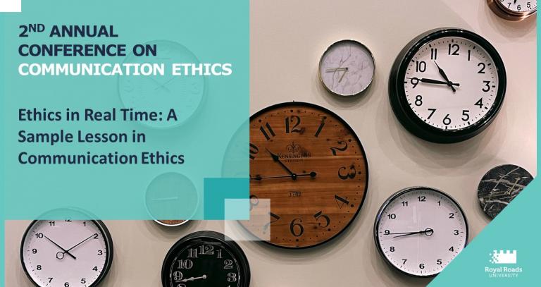 Ethics in Real Time: A Sample Lesson in Communication Ethics