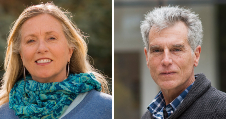 Head shots Robin Cox (left) and Thomas Homer-Dixon (right)