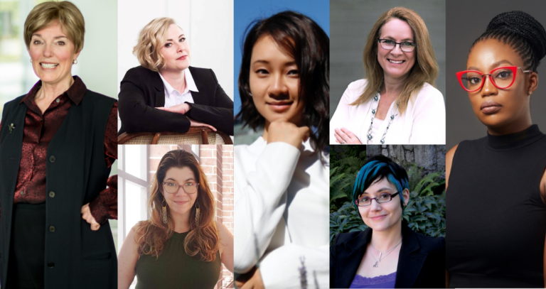 Women researchers, faculty, alumni and students at RRU.