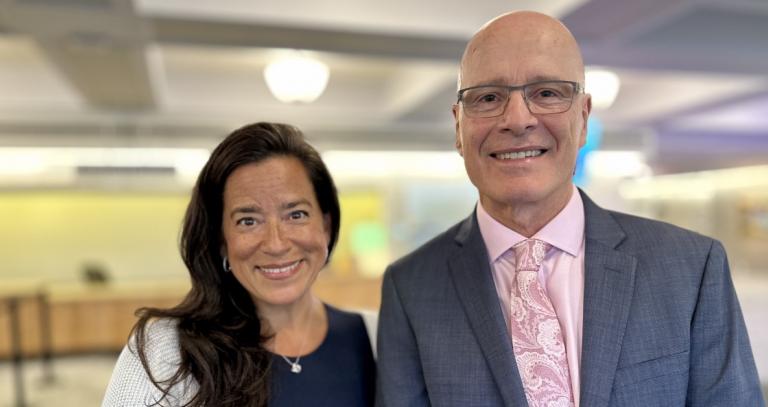 The Honourable Jody Wilson-Raybould with RRU President Philip Steenkamp.