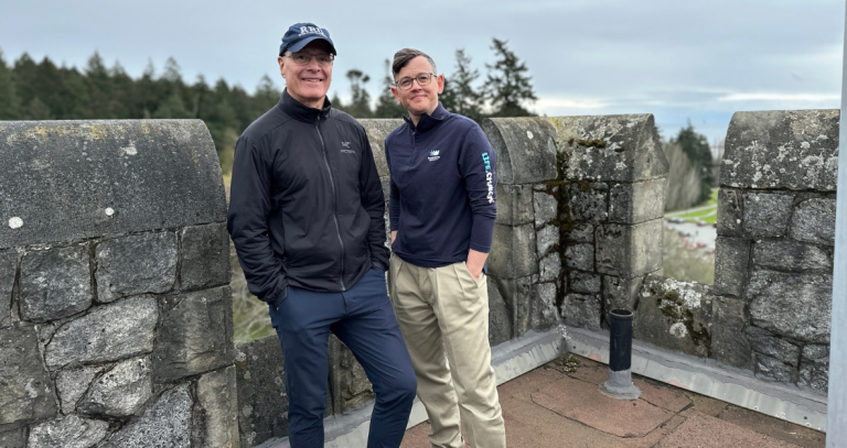 President Philip Steenkamp and Ali Blythe