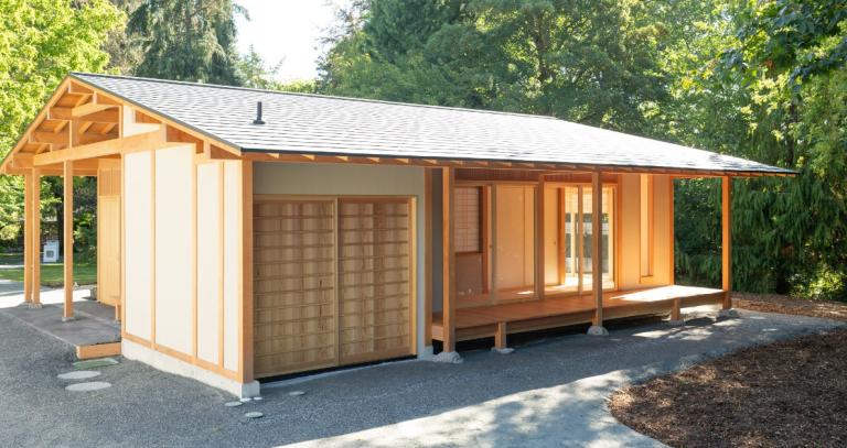 Hand-crafted Japanese Teahouse at Hatley Park