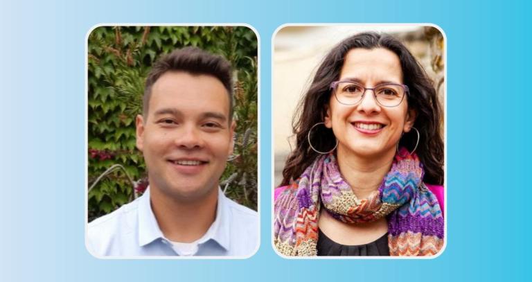 Russell Johnston and Valeria Cortés 