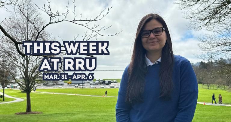 A portrait of student Andrea