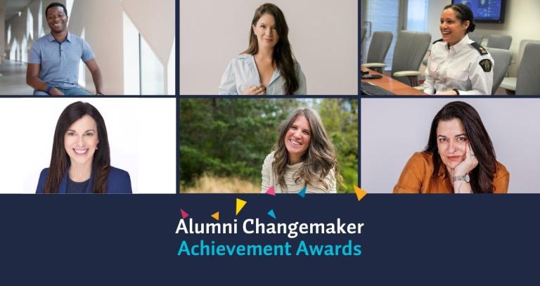 Images of the six winners.